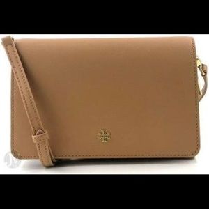 Tory Burch brown leather crossbody